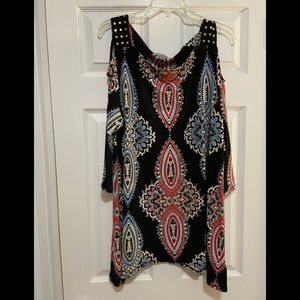 JM Collection cold shoulder